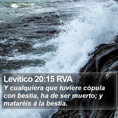 Levítico 20:15 RVA Bible Verse Image