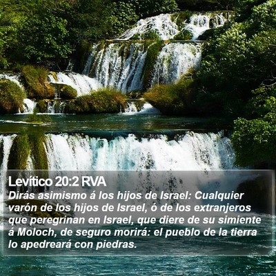 Levítico 20:2 RVA Bible Verse Image