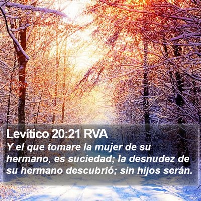 Levítico 20:21 RVA Bible Verse Image