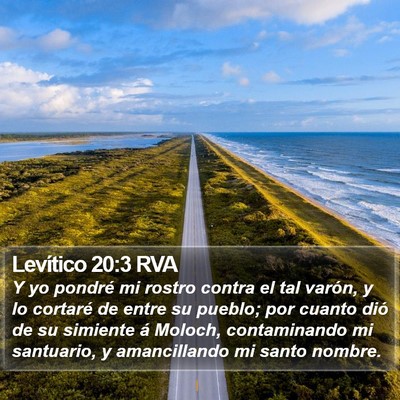 Levítico 20:3 RVA Bible Verse Image