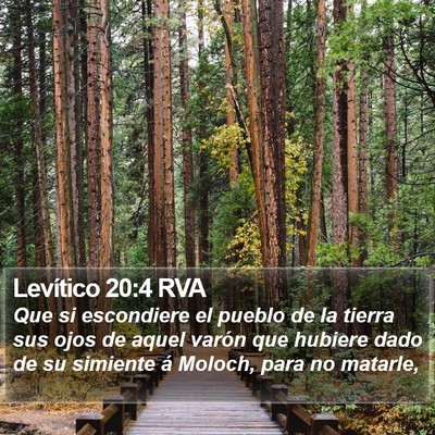 Levítico 20:4 RVA Bible Verse Image