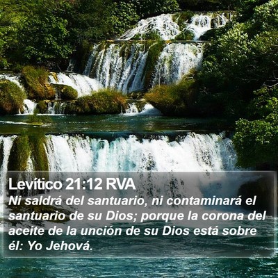 Levítico 21:12 RVA Bible Verse Image