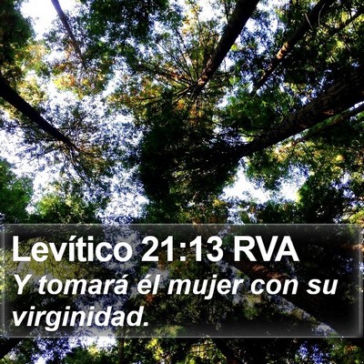 Levítico 21:13 RVA Bible Verse Image
