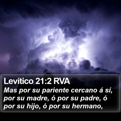 Levítico 21:2 RVA Bible Verse Image