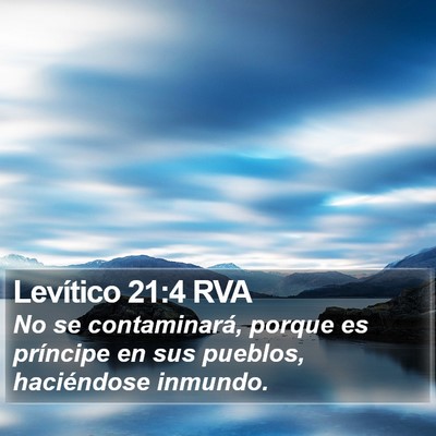 Levítico 21:4 RVA Bible Verse Image