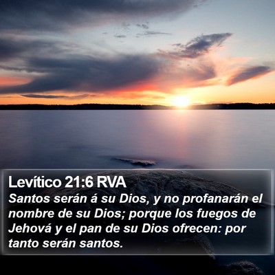 Levítico 21:6 RVA Bible Verse Image