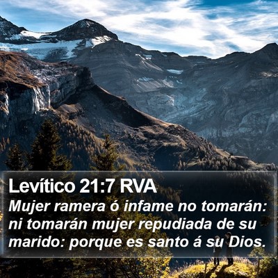 Levítico 21:7 RVA Bible Verse Image