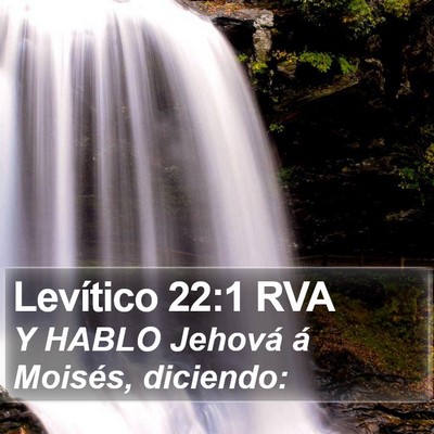 Levítico 22:1 RVA Bible Verse Image