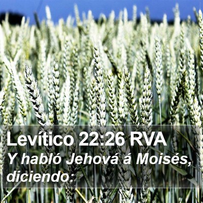 Levítico 22:26 RVA Bible Verse Image