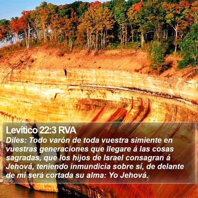 Levítico 22:3 RVA Bible Verse Image