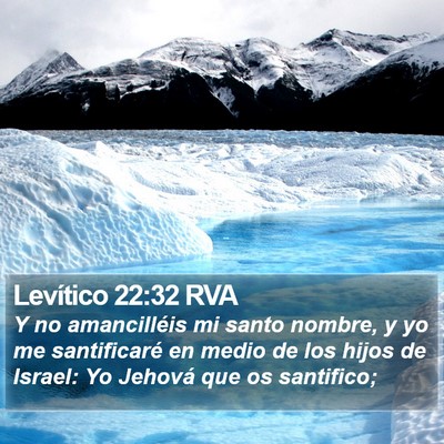 Levítico 22:32 RVA Bible Verse Image