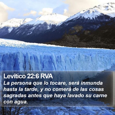 Levítico 22:6 RVA Bible Verse Image