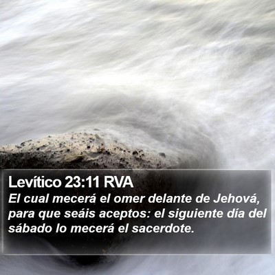Levítico 23:11 RVA Bible Verse Image