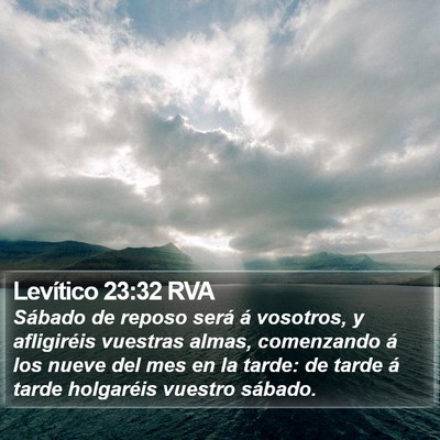 Levítico 23:32 RVA Bible Verse Image