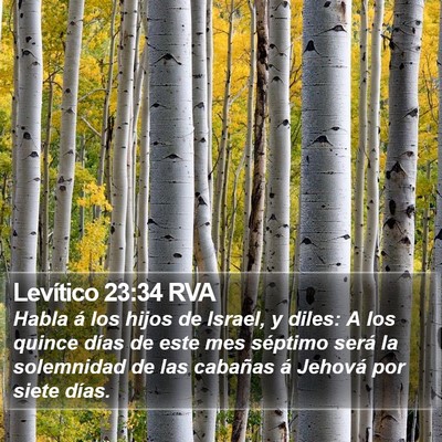 Levítico 23:34 RVA Bible Verse Image