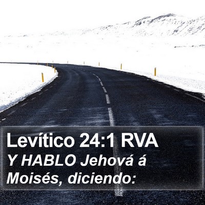 Levítico 24:1 RVA Bible Verse Image