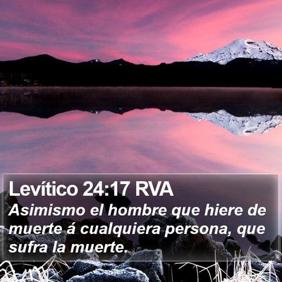 Levítico 24:17 RVA Bible Verse Image