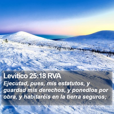 Levítico 25:18 RVA Bible Verse Image
