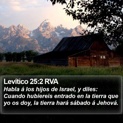 Levítico 25:2 RVA Bible Verse Image