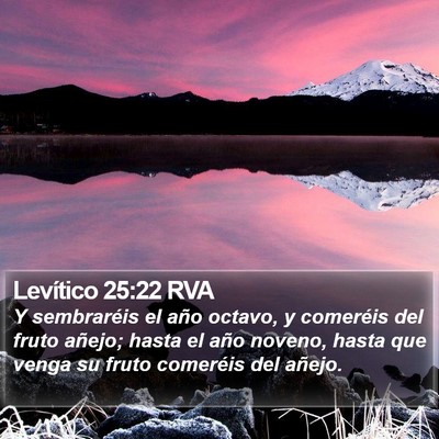 Levítico 25:22 RVA Bible Verse Image
