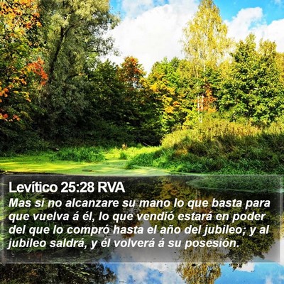 Levítico 25:28 RVA Bible Verse Image