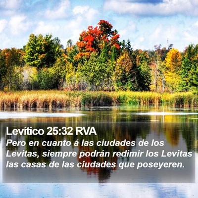 Levítico 25:32 RVA Bible Verse Image