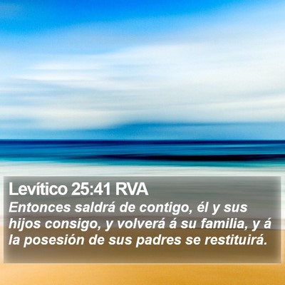 Levítico 25:41 RVA Bible Verse Image