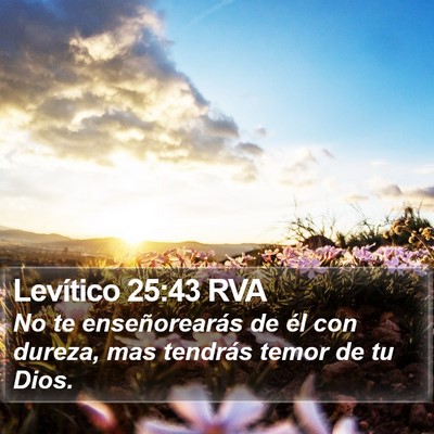 Levítico 25:43 RVA Bible Verse Image