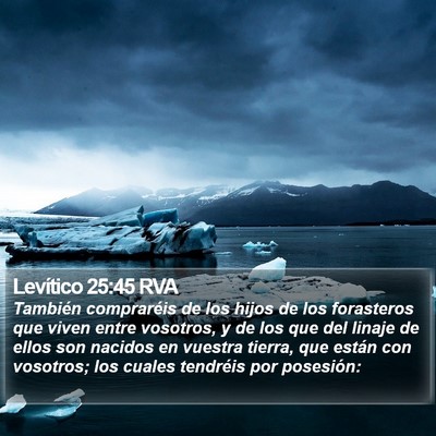 Levítico 25:45 RVA Bible Verse Image