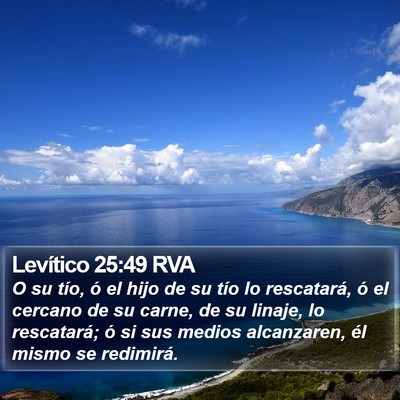 Levítico 25:49 RVA Bible Verse Image