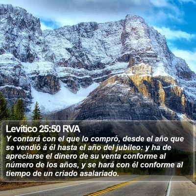 Levítico 25:50 RVA Bible Verse Image