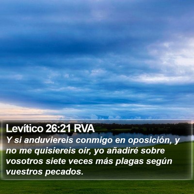 Levítico 26:21 RVA Bible Verse Image