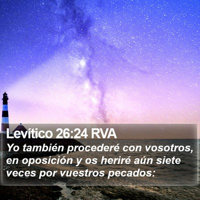 Levítico 26:24 RVA Bible Verse Image