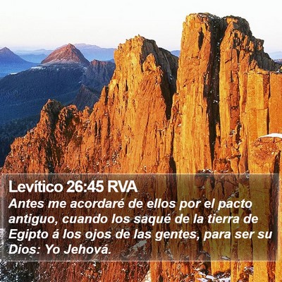 Levítico 26:45 RVA Bible Verse Image