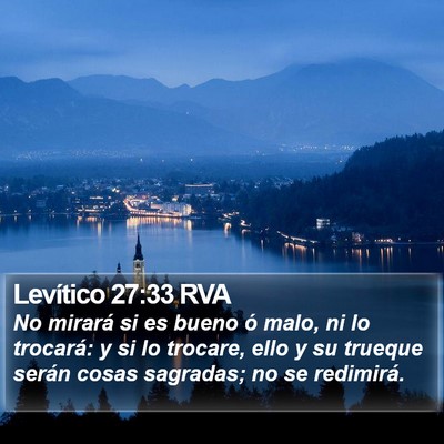 Levítico 27:33 RVA Bible Verse Image