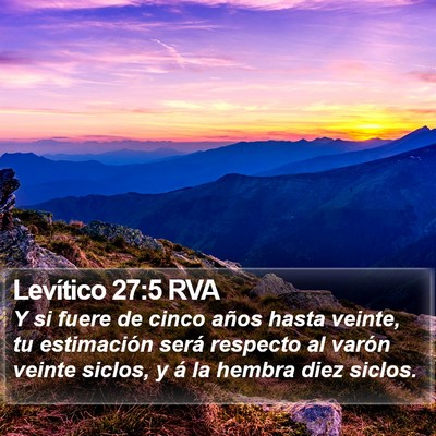 Levítico 27:5 RVA Bible Verse Image