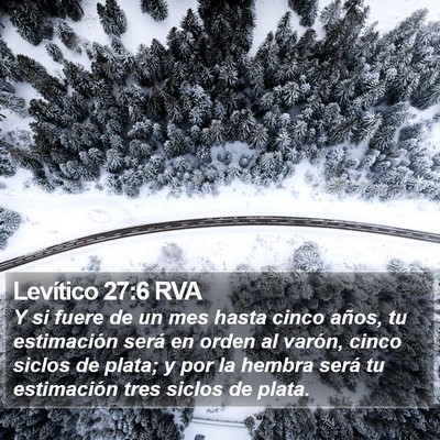 Levítico 27:6 RVA Bible Verse Image