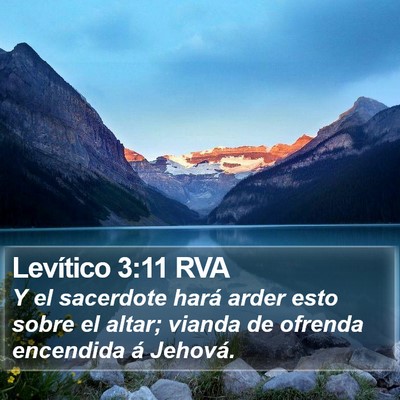 Levítico 3:11 RVA Bible Verse Image
