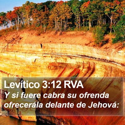 Levítico 3:12 RVA Bible Verse Image