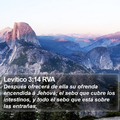 Levítico 3:14 RVA Bible Verse Image
