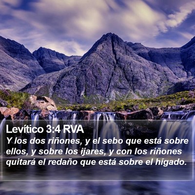 Levítico 3:4 RVA Bible Verse Image