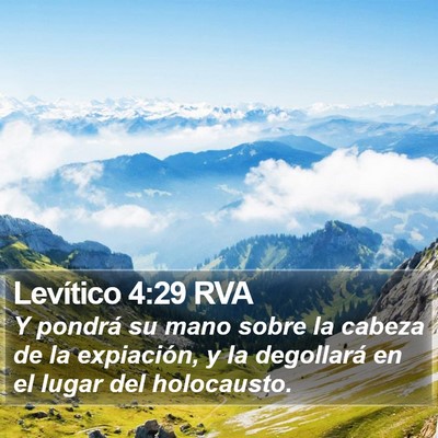 Levítico 4:29 RVA Bible Verse Image