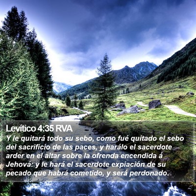 Levítico 4:35 RVA Bible Verse Image