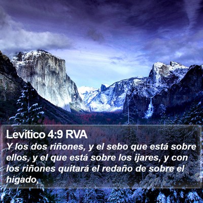 Levítico 4:9 RVA Bible Verse Image