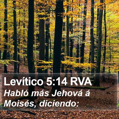 Levítico 5:14 RVA Bible Verse Image