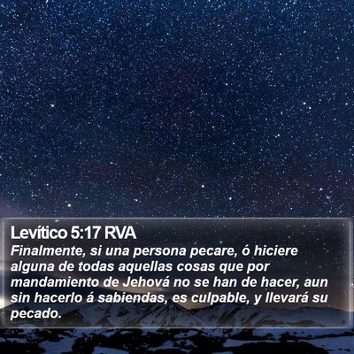 Levítico 5:17 RVA Bible Verse Image