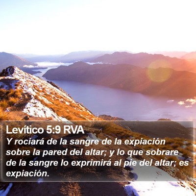 Levítico 5:9 RVA Bible Verse Image