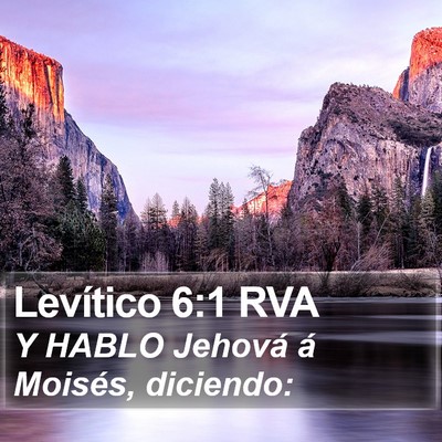 Levítico 6:1 RVA Bible Verse Image