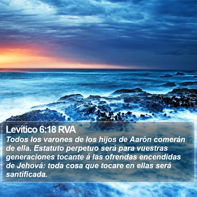 Levítico 6:18 RVA Bible Verse Image