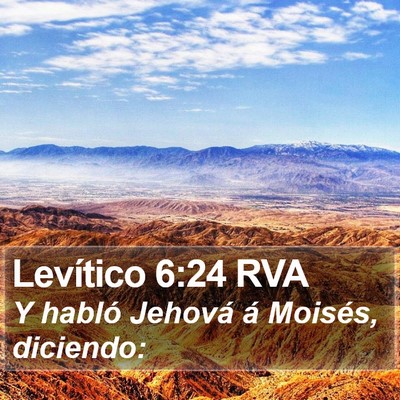 Levítico 6:24 RVA Bible Verse Image